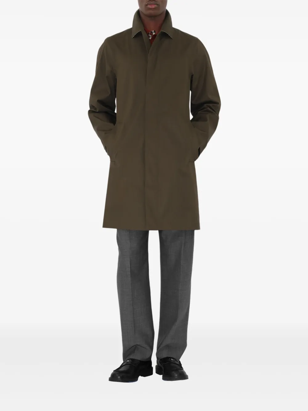 Burberry Jas van biologisch katoen Groen