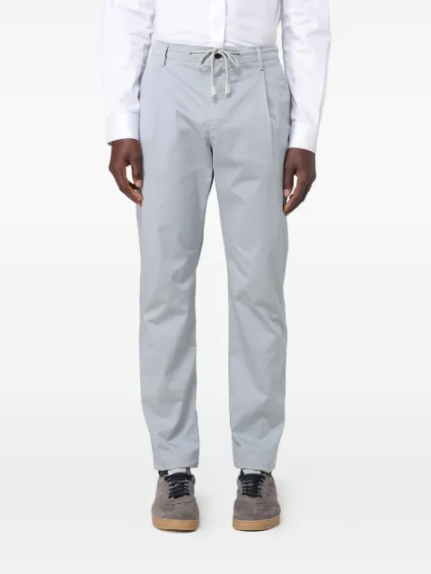 Eleventy drawstring pleated trousers