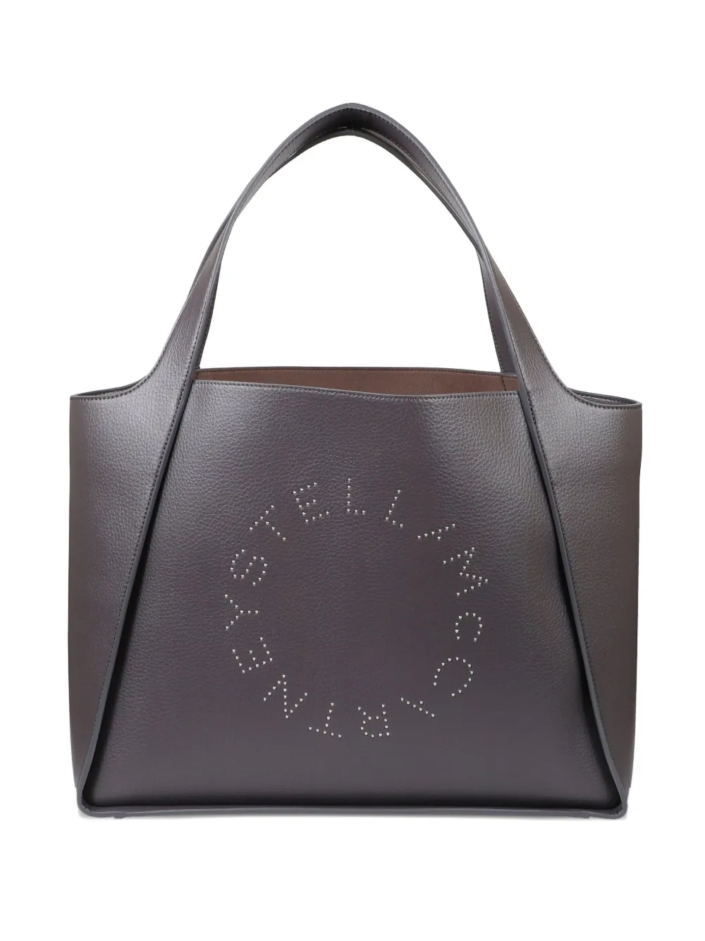 Stella McCartney logo cut-out tote bag Grijs