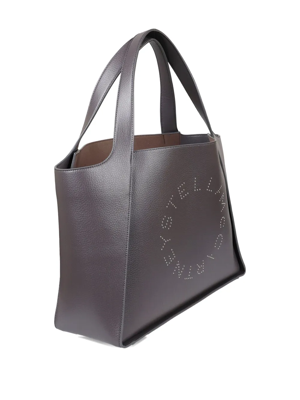 Stella McCartney logo cut-out tote bag Grijs
