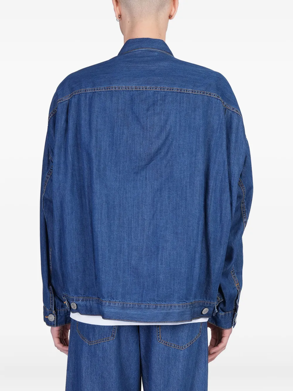 Maison MIHARA YASUHIRO Denim jack Blauw