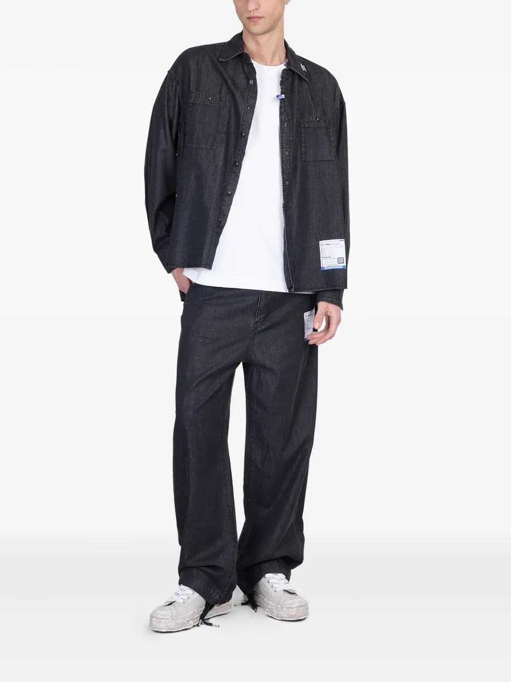 Maison MIHARA YASUHIRO denim shirt - Zwart