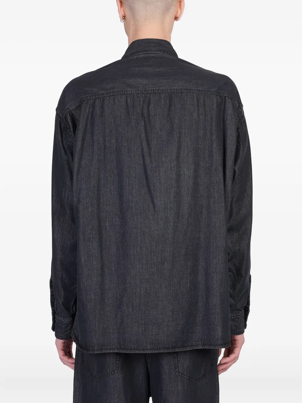Maison MIHARA YASUHIRO Denim overhemd Zwart