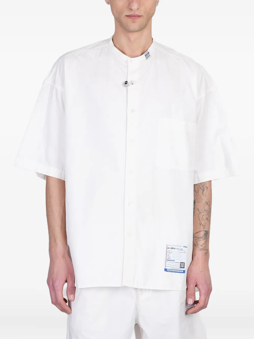 Maison MIHARA YASUHIRO camisa de algodón | blanco | Image 1