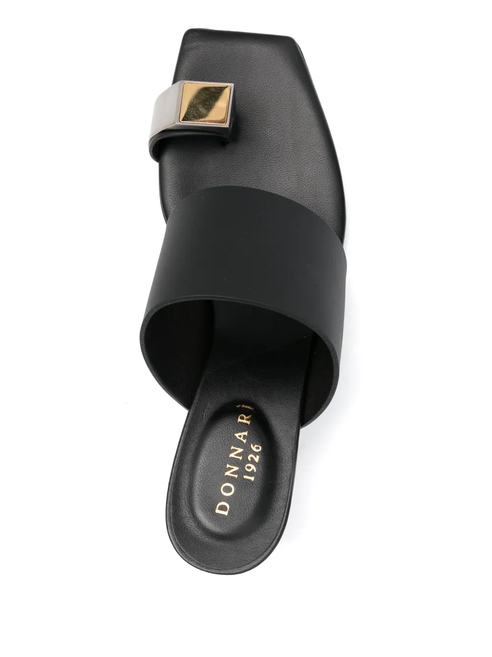 Donnarì leather mules Black