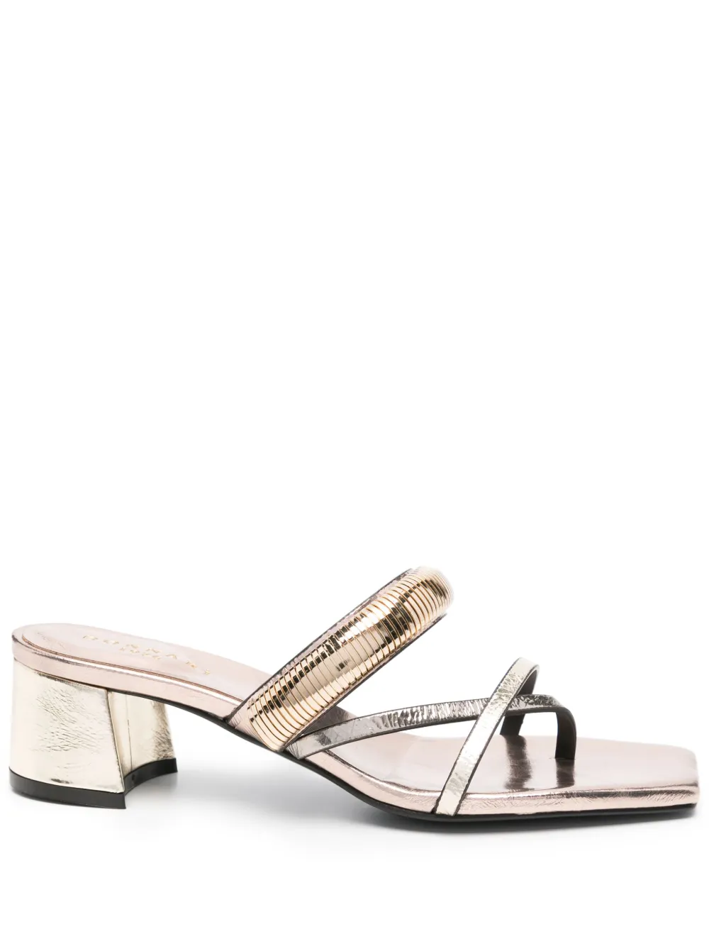 Donnarì metallic mules | dorado | Image 1