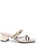 Donnarì metallic mules - Gold