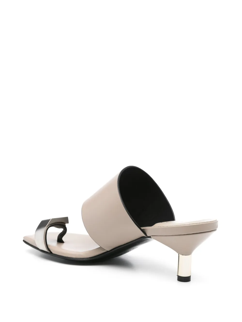 Donnarì leather mules Neutrals