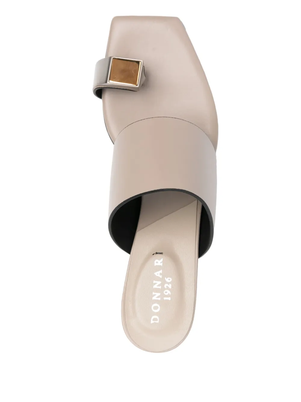 Donnarì leather mules Neutrals