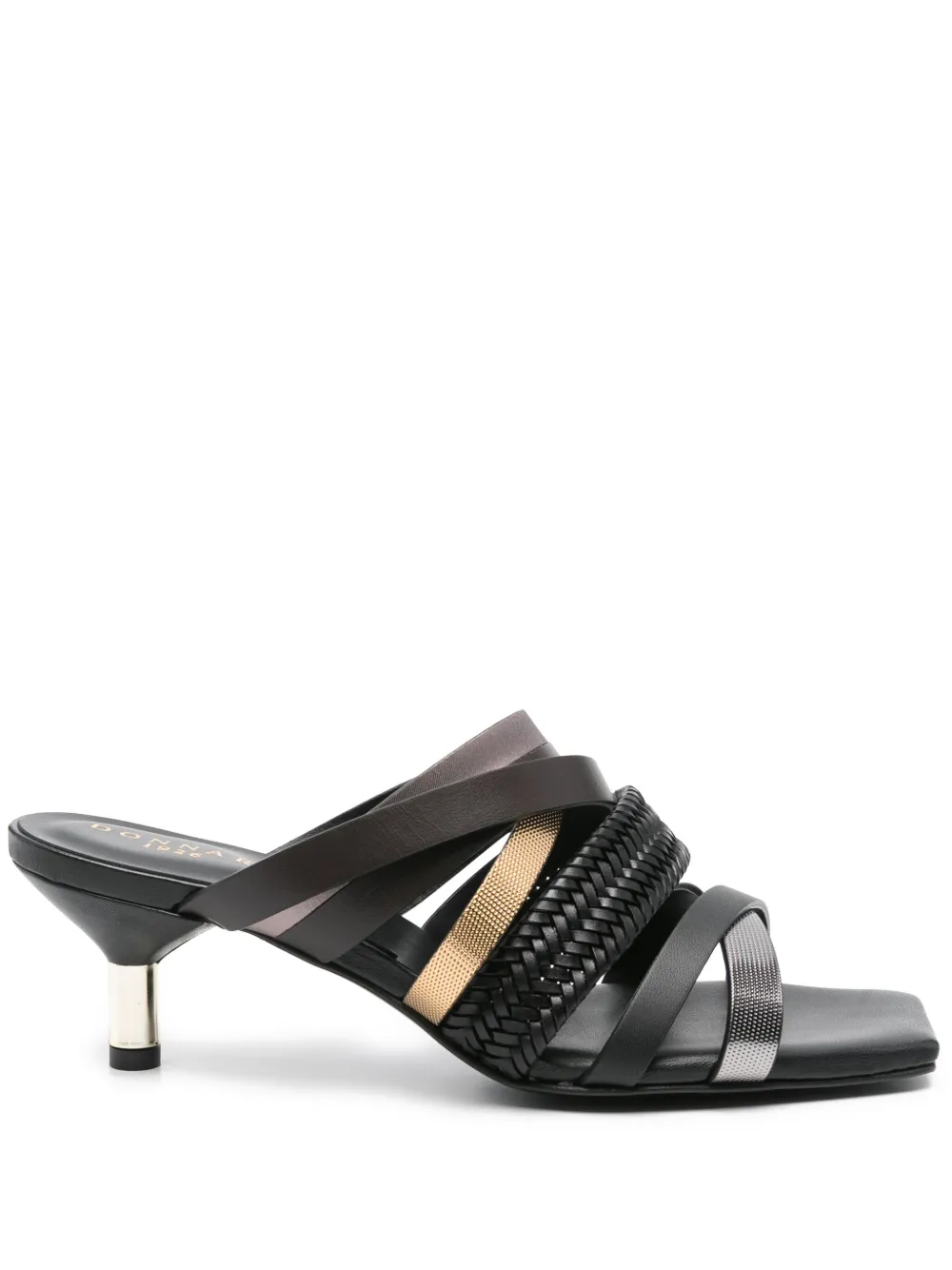 Donnarì leather mules Black