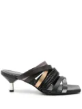 Donnarì leather mules - Black