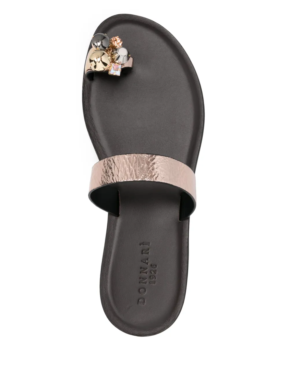 Donnarì leather sandals Neutrals