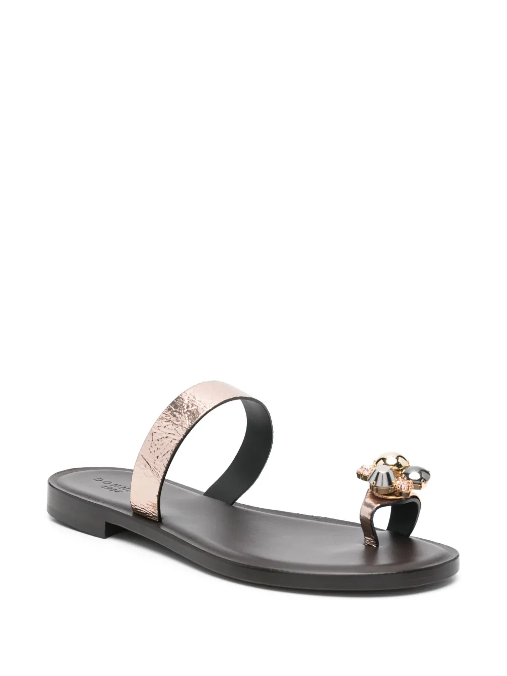 Donnarì leather sandals Neutrals