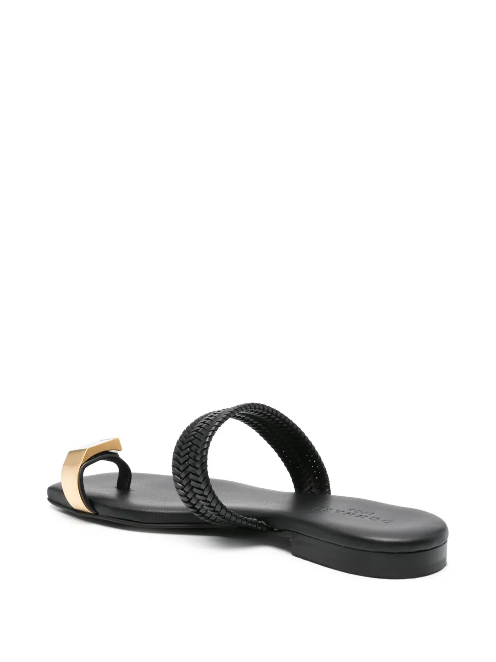 Donnarì leather sandals Black