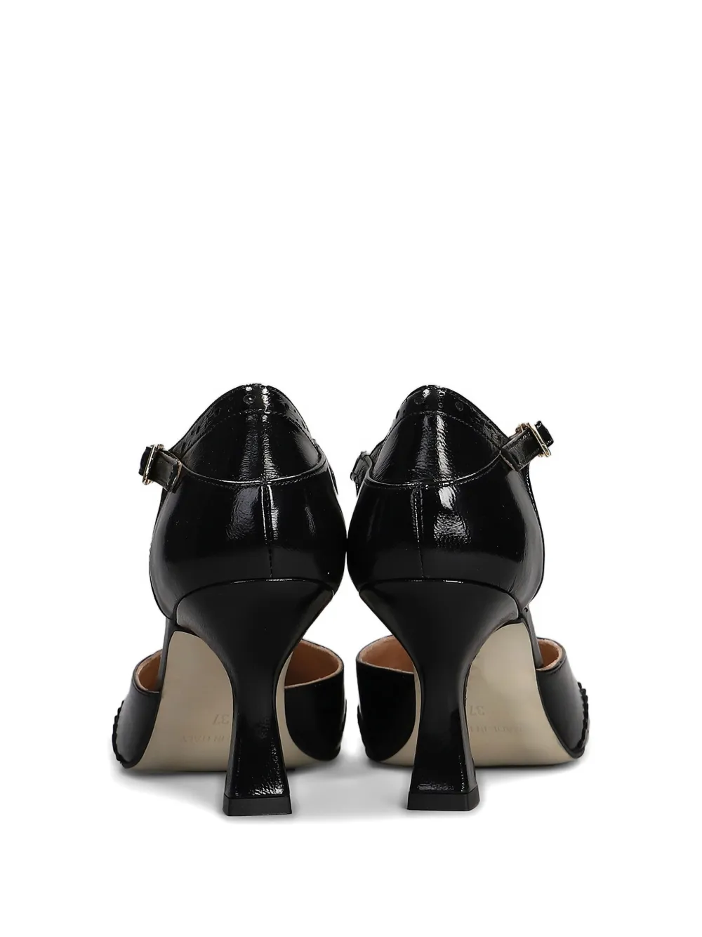 Isabel Ferranti 75mm perforated-detailed pumps Black