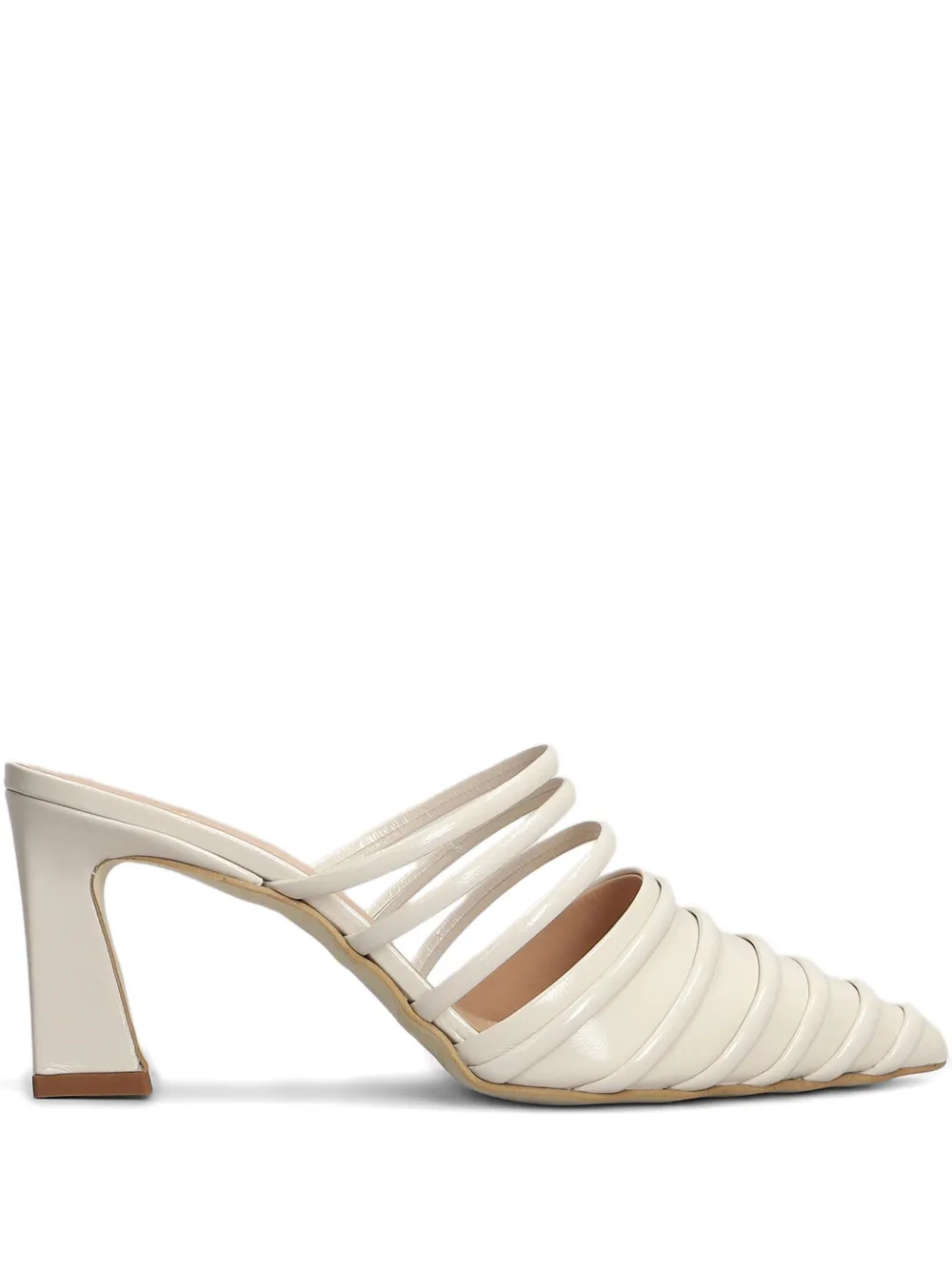 Isabel Ferranti leather mules Neutrals