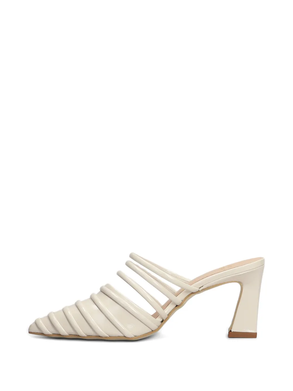 Isabel Ferranti leather mules Neutrals