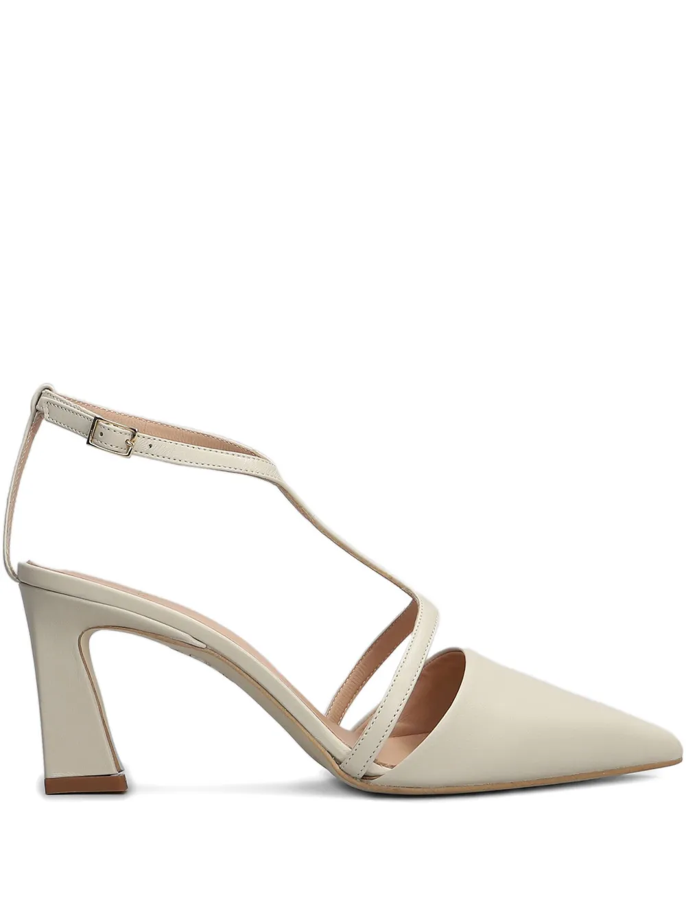 Isabel Ferranti 80mm leather pumps Neutrals