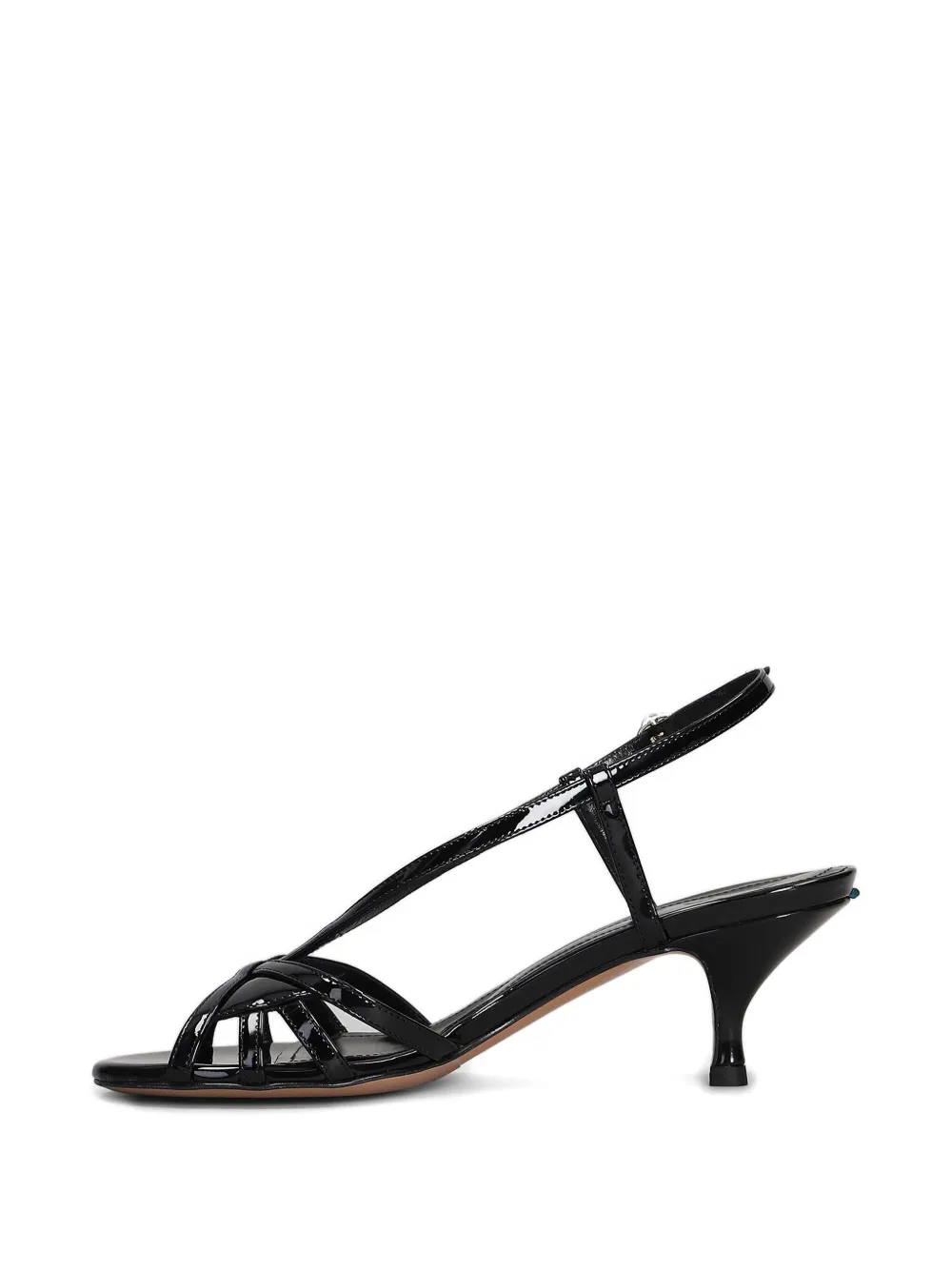A.Bocca 65mm leather sandals Black