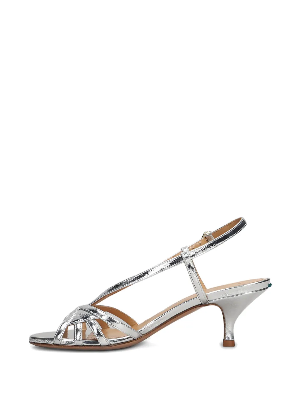 A.Bocca 65mm leather sandals Silver