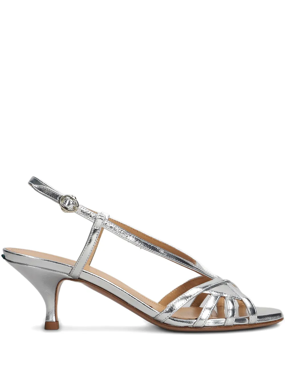 A.Bocca 65mm leather sandals Silver