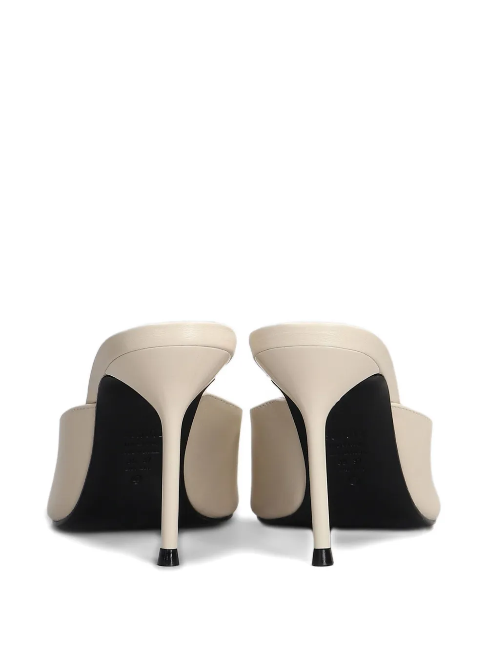 Schutz 90mm leather sandals Neutrals