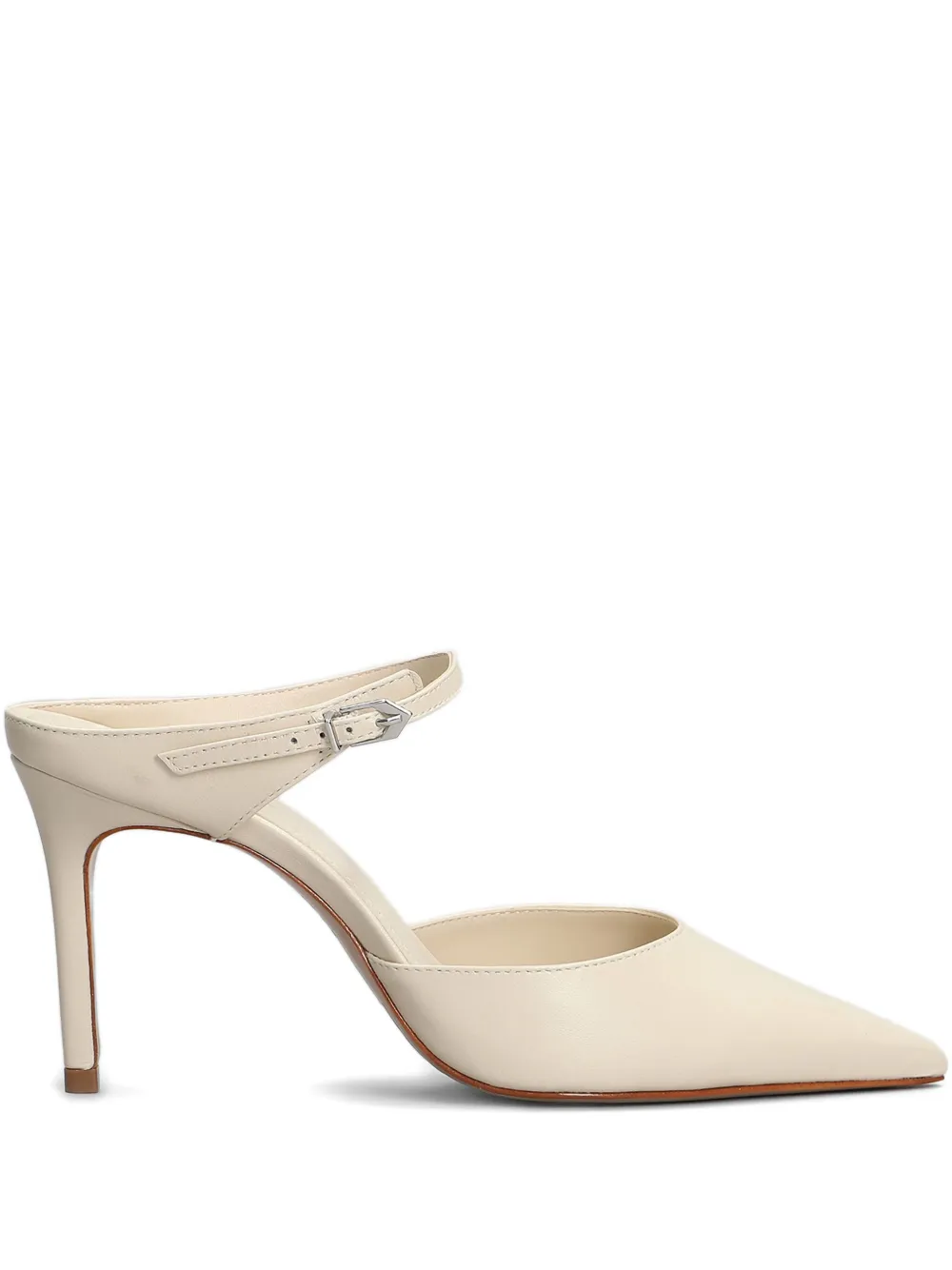 Schutz 95mm Laura mules Neutrals