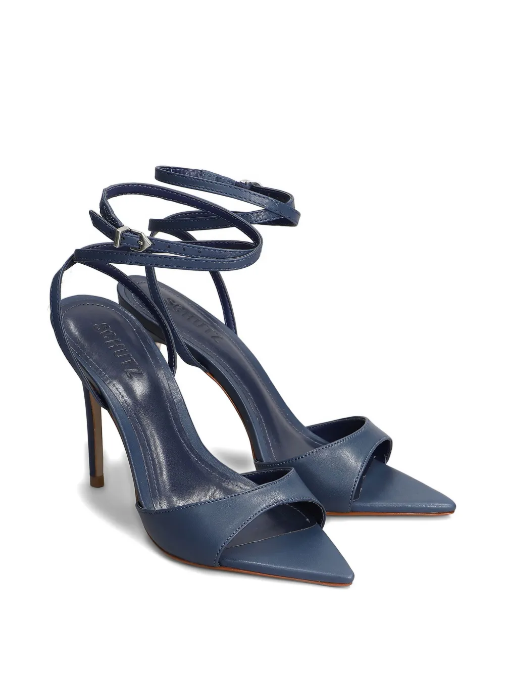 Schutz 100mm Emma sandals Blue