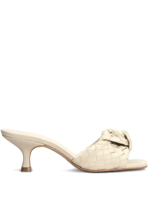 Schutz 65mm knot-detail mules
