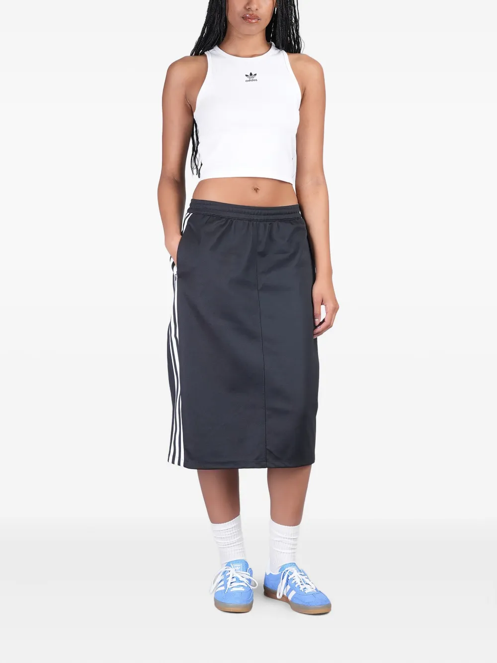 adidas cotton-blend skirt | Straight Skirts | Image 2