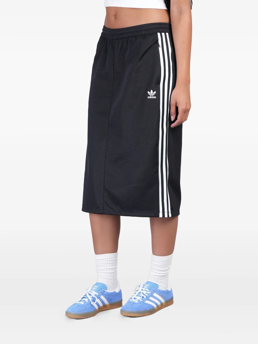 adidas Rok met katoenblend Zwart