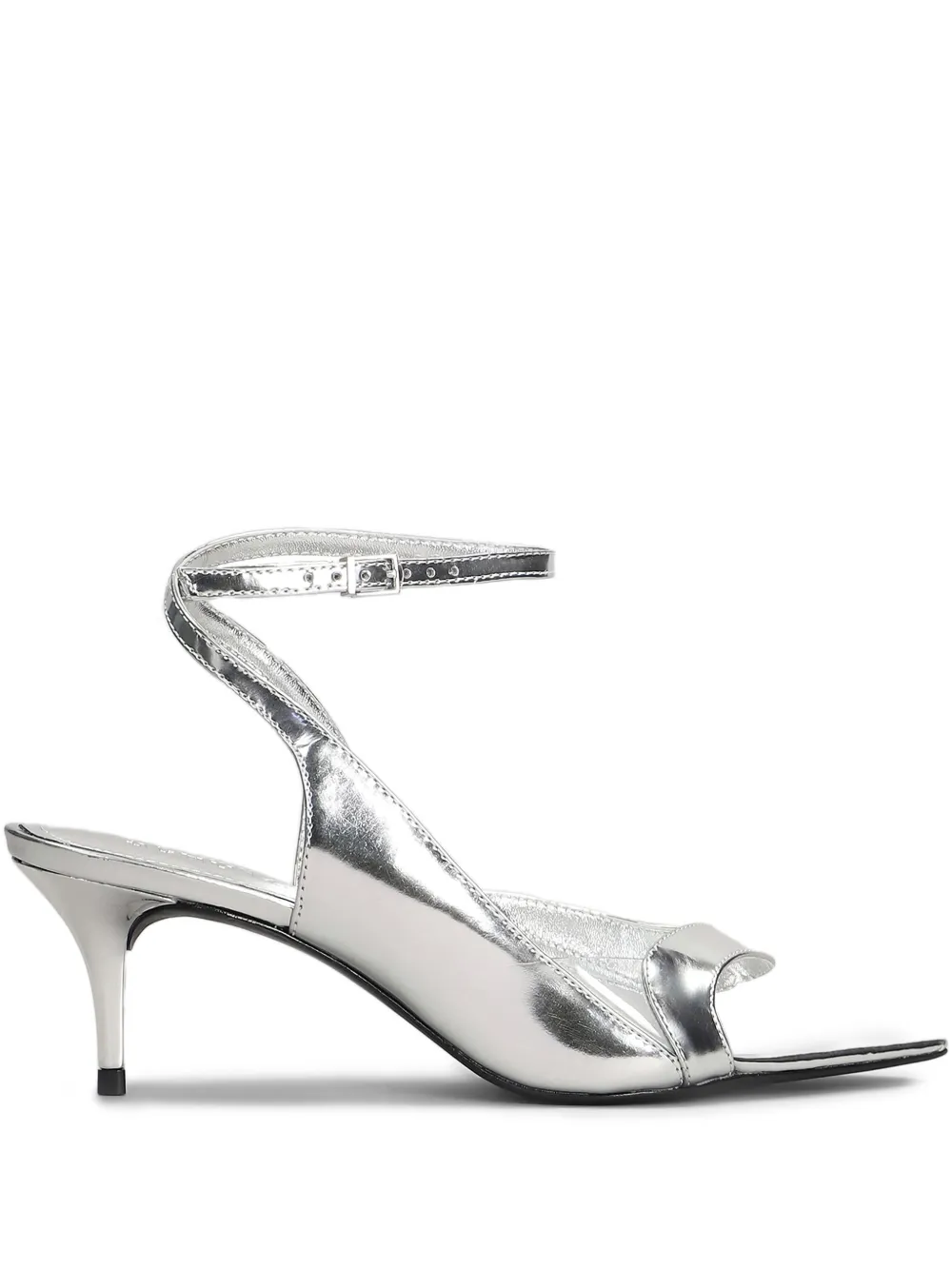 Schutz 65mm Ruber sandals Silver