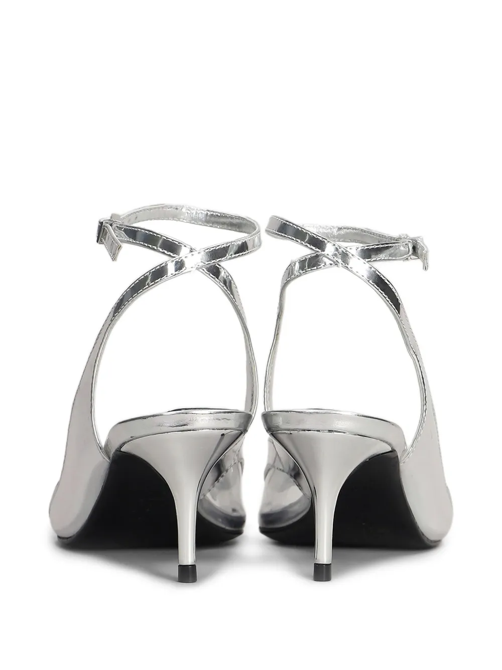 Schutz 65mm Ruber sandals Silver