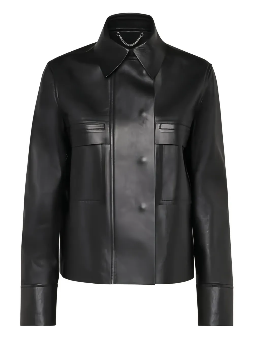 Ferragamo leather jacket | Black | Image 1