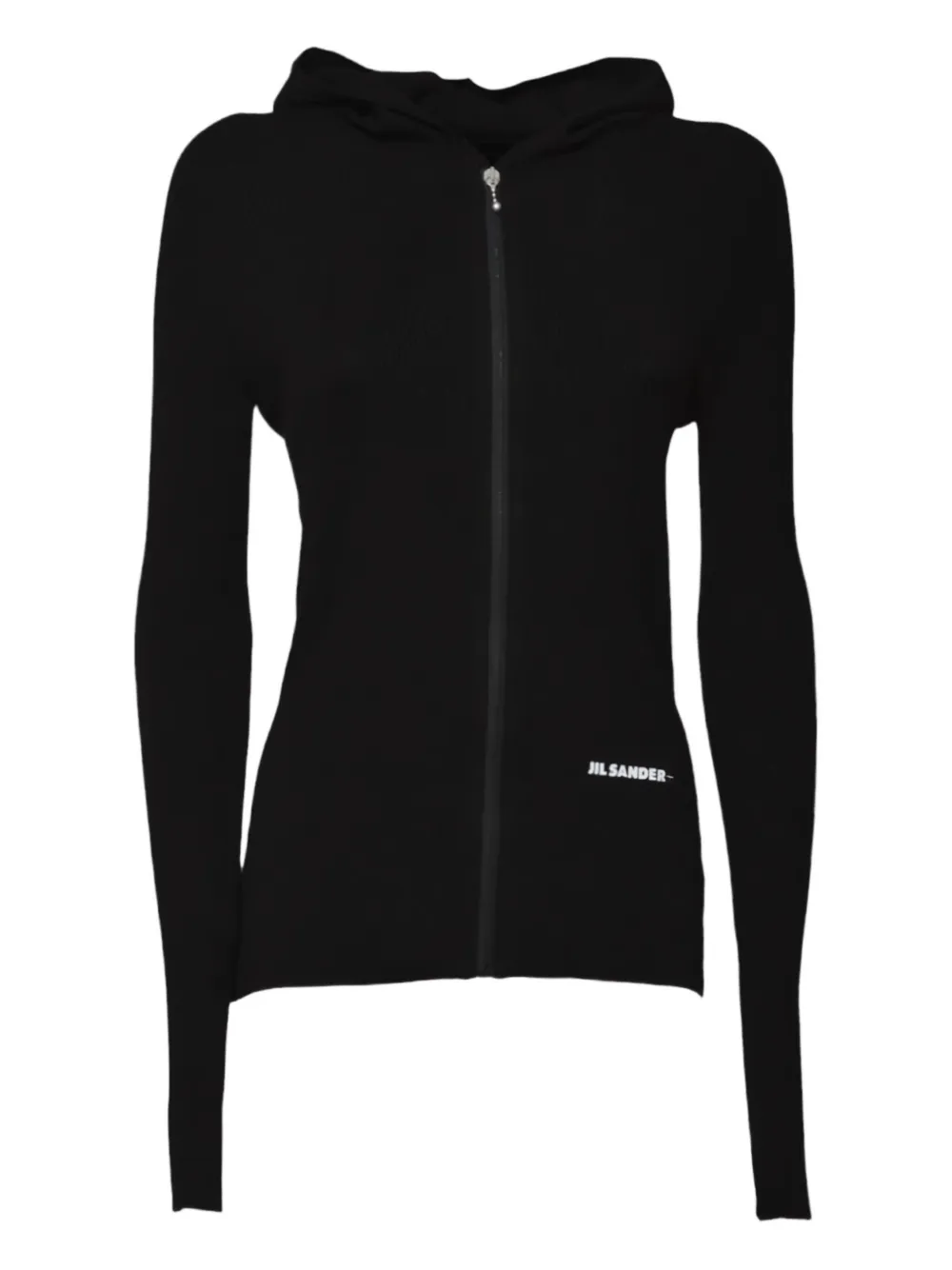 Jil Sander logo-print hoodie - ブラック Jil Sander logo-print hoodie - ブラック