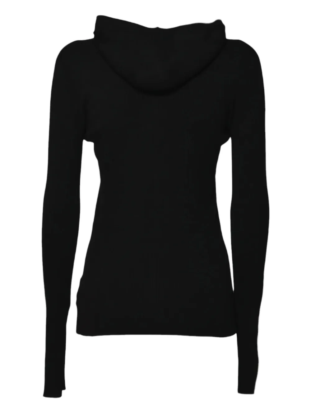 Jil Sander logo-print hoodie - Zwart