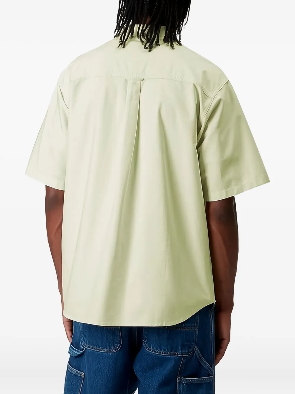 Carhartt WIP Overhemd met korte mouwen en zak Groen