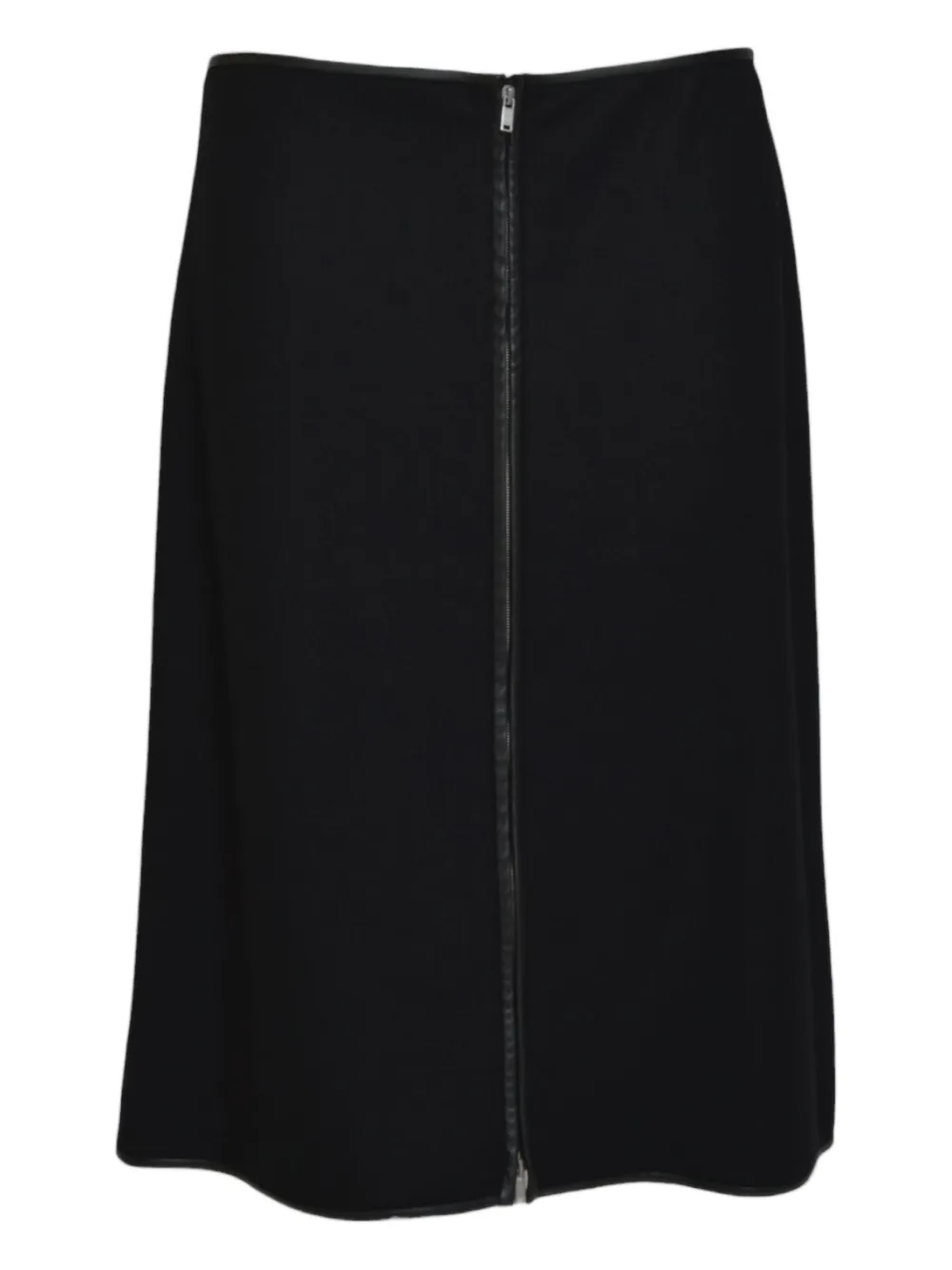 Jil Sander zip midi skirt | Black | Image 1