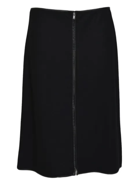 Jil Sander falda midi con cierre