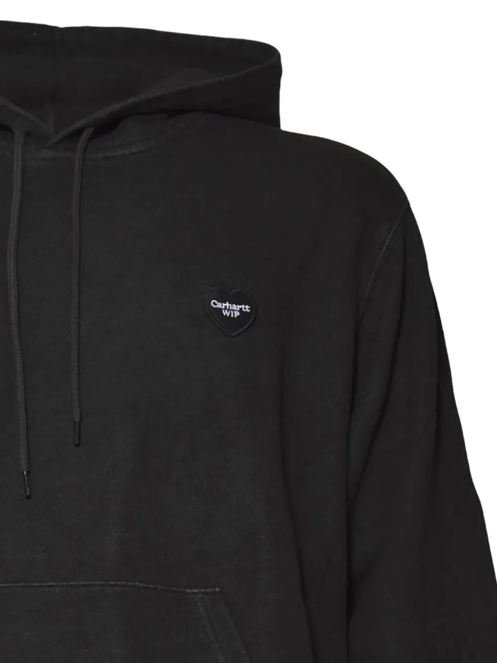 Carhartt WIP Hoodie met geborduurd logo Zwart
