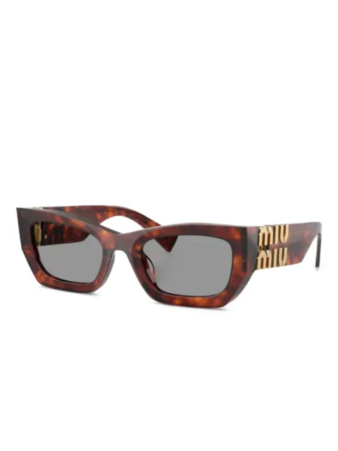 Miu Miu Eyewear lentes de sol con letras del logo