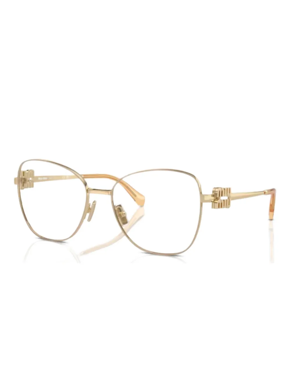 Miu Miu Eyewear cat-eye frame glasses | dorado | Image 1