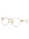 Miu Miu Eyewear cat-eye frame glasses - Gold