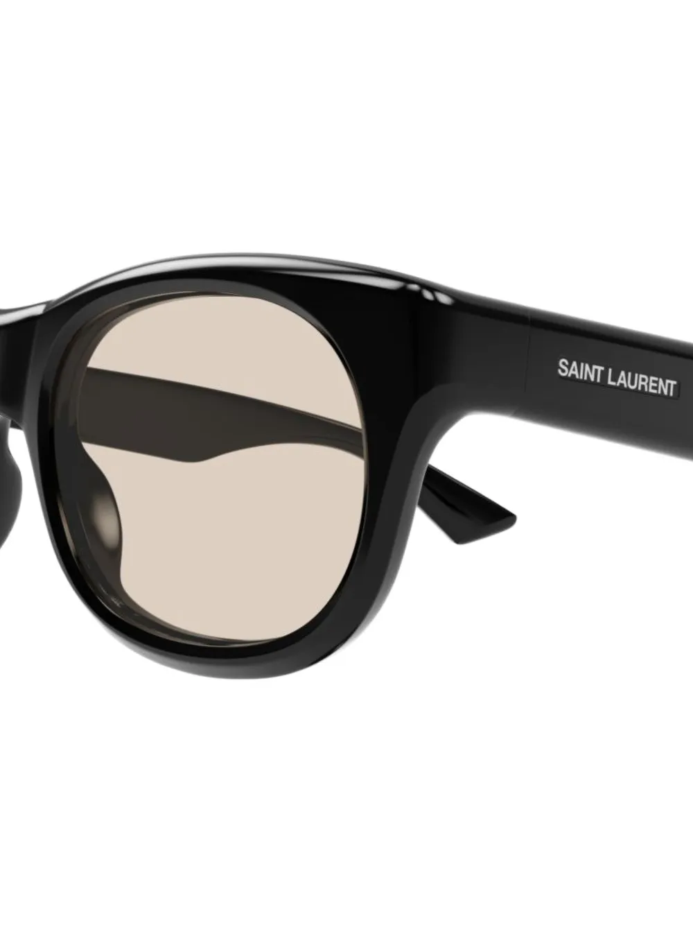 Saint Laurent Eyewear Zonnebril met logoprint Zwart