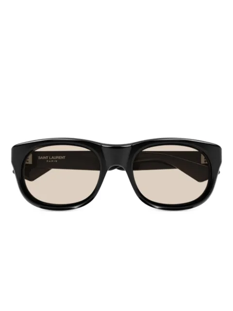 Saint Laurent Eyewear lentes de sol con logo estampado