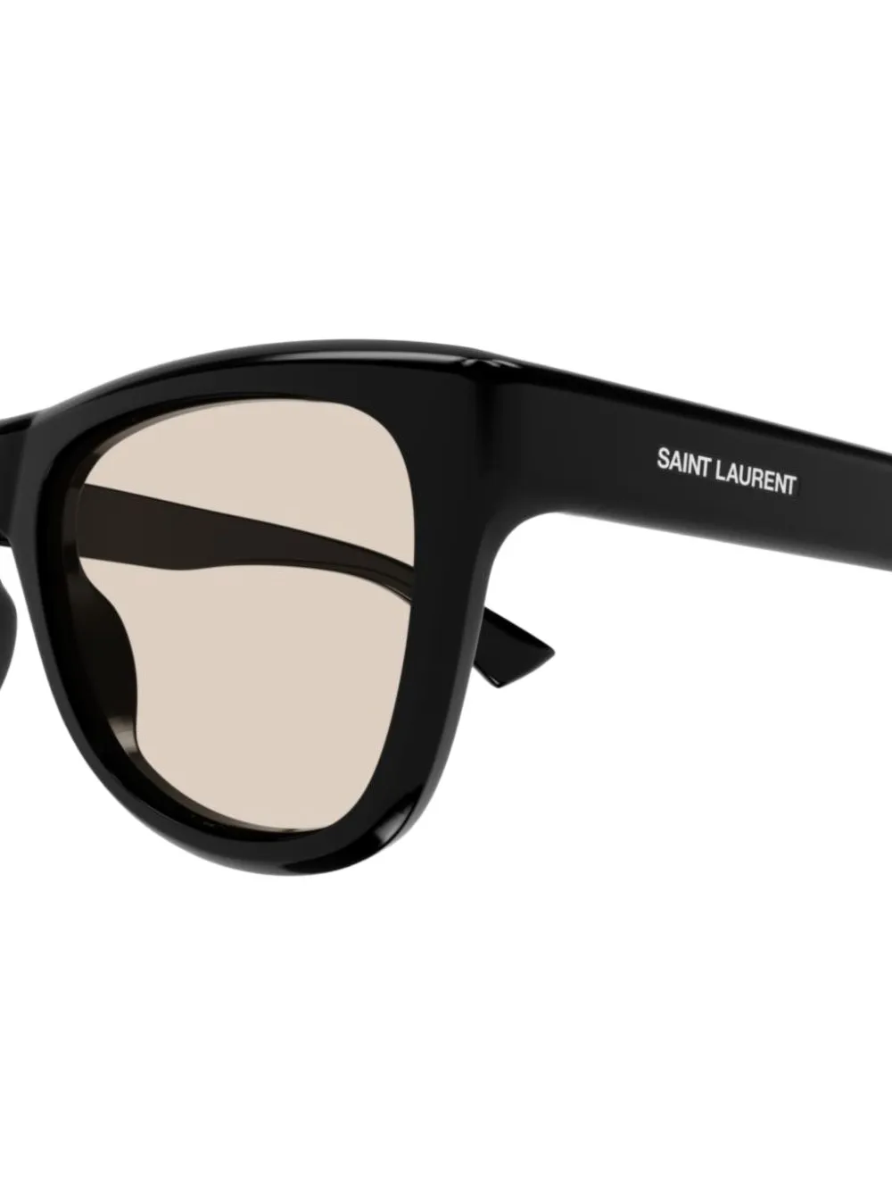 Saint Laurent Eyewear Zonnebril met logoprint Zwart