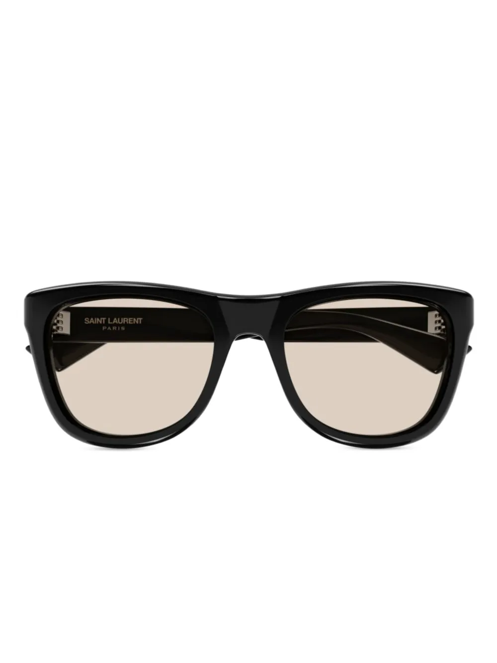 Saint Laurent Eyewear Zonnebril met logoprint Zwart