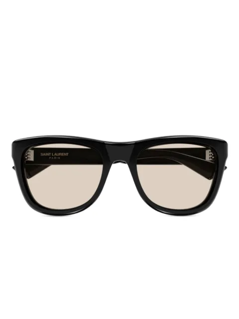 Saint Laurent Eyewear lentes de sol con logo estampado