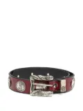 Enfants Riches Déprimés multi-coin belt - Bordeaux / Silver
