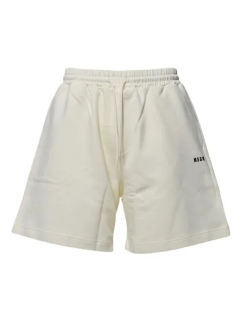 MSGM cotton track shorts
